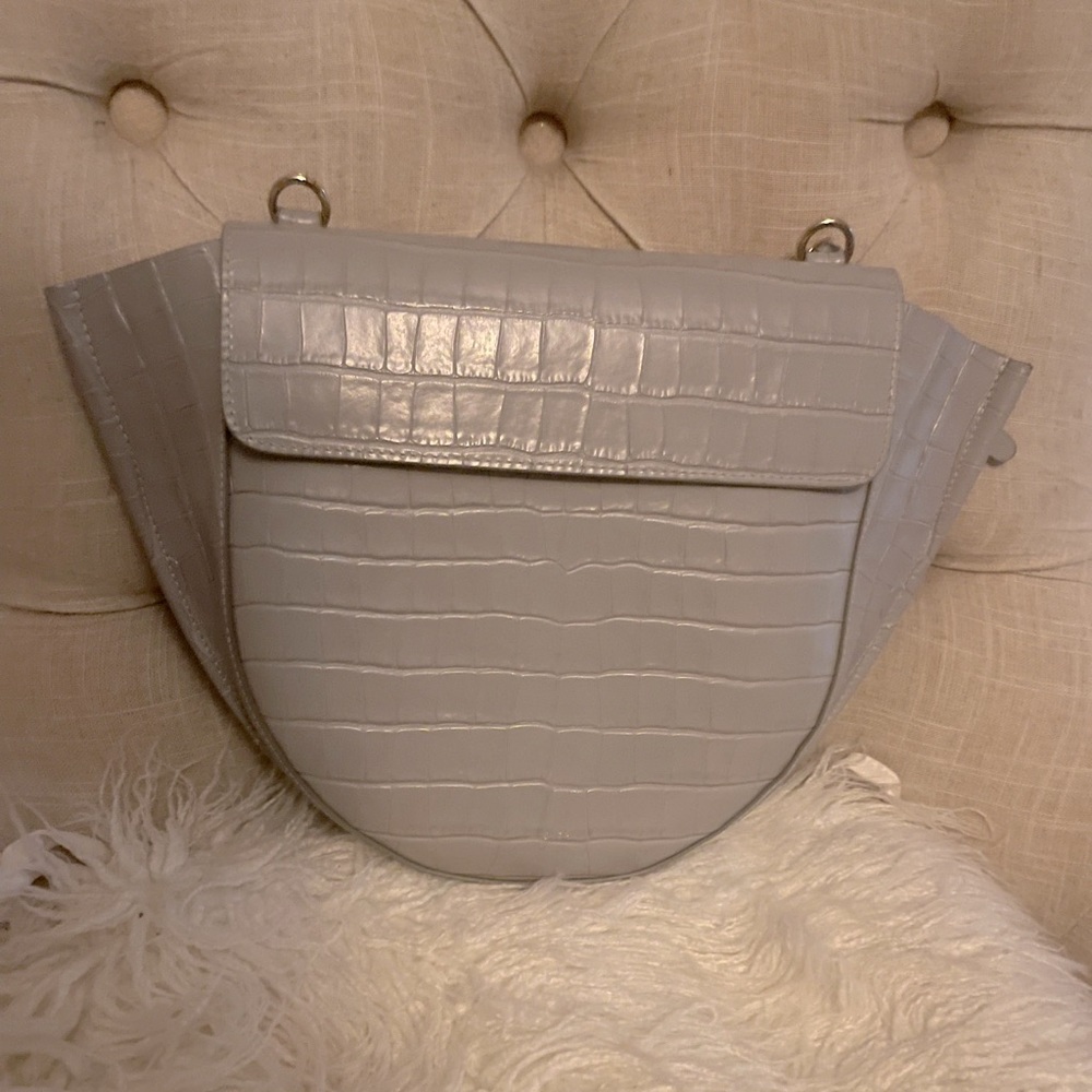Wandler Croc Embossed Leather bag